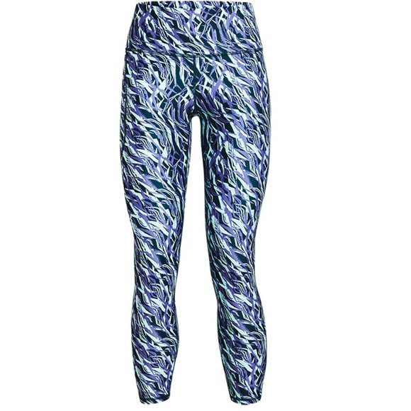 Under Armour Pants - NWT Under Armour Women's Heatgear AOP Ankle Length Dark Cyan Size S $50 I346